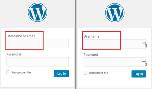 WordPress的4.5将允许用户使用电子邮件地址登录