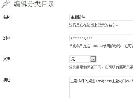 WordPress分类