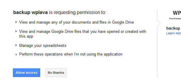 GoogleDrive WordPress 站点备份