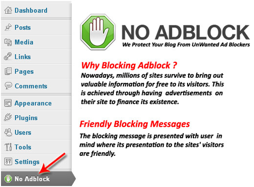 WordPress 中阻止使用 AdBlock 的用户