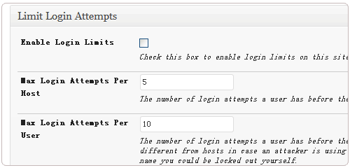 Better WP Security限制登录次数