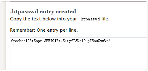 .htpasswd提到代码