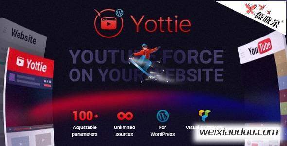 WordPress YouTube 插件 Yottie v1.3.0