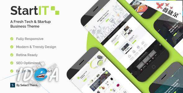 WordPress 企業多功能主題 Startit v1.4.1