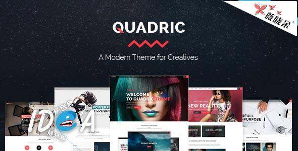 WordPress 創意現代主題 Quadric v1.2.1