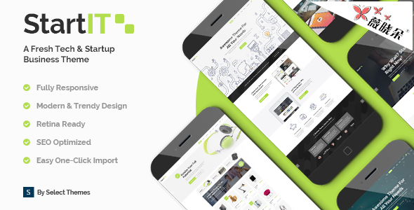 Startit – WordPress 新启动业务主题中文版、汉化版 [V2.2]