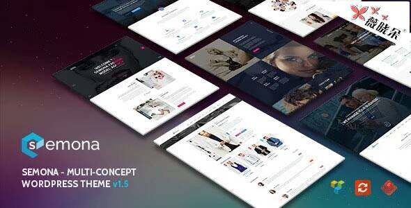 Semona – WordPress 創意多概念主題中文版、漢化版 [V1.5.4]