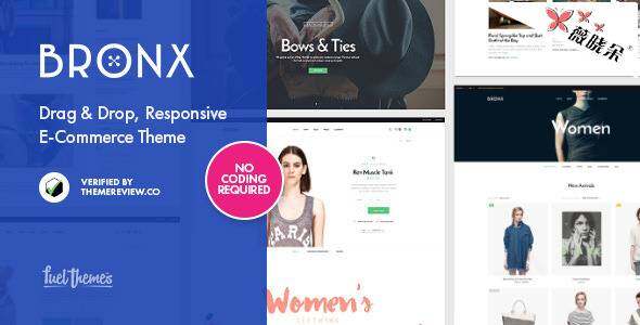 Bronx – WordPress 響應電子商務主題中文版、漢化版 [V1.4.6]