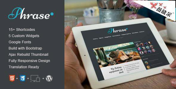 Phrase – WordPress 響應博客主題中文版、漢化版 [V1.0.2]
