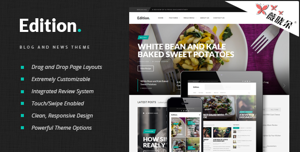 Edition – 自適應新聞和雜誌 WordPress 主題中文版、漢化版 [V1.7.4]