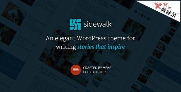 Sidewalk – WordPress 優雅個人博客主題中文版、漢化版 [V1.1.1]