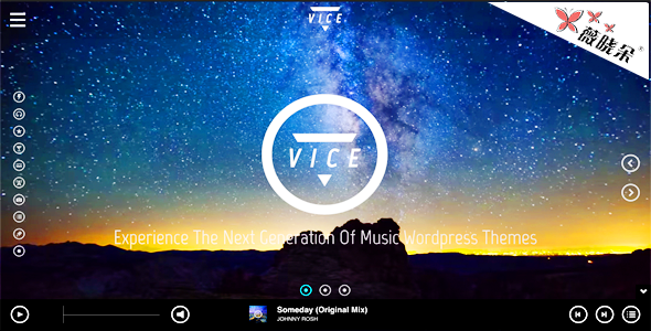 Vice – WordPress 樂隊/DJ/電台主題中文版、漢化版 [V1.5.9]