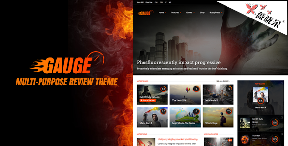 Gauge – WordPress 多用评分主题中文版、汉化版 [V6.9]