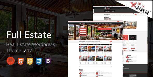 Full Estate – WordPress 房地產主題中文版、漢化版 [V1.2]
