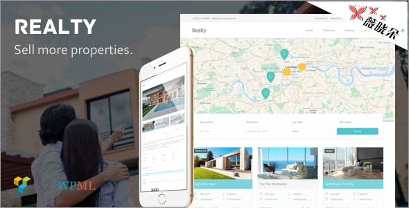 Realty – WordPress 獨特房地產主題中文版、漢化版 [V3.0]