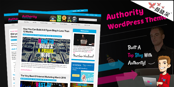 Authority – WordPress 品牌部落格主題中文版、漢化版 [V1.0.5]