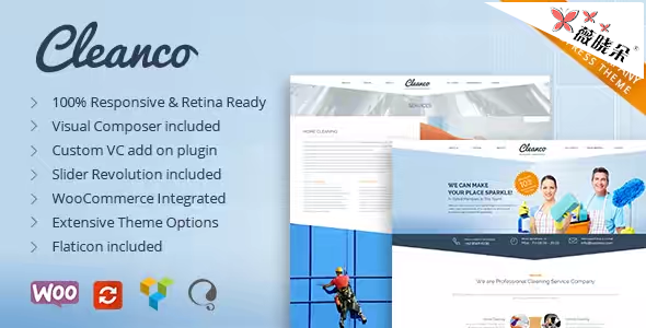 Cleanco – WordPress 干净企业主题中文版、汉化版 [V2.0.0]