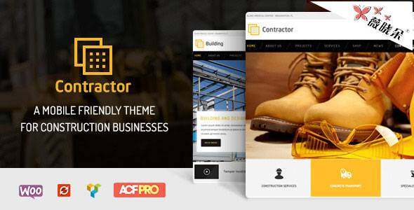 Contractor – WordPress 建築公司主題