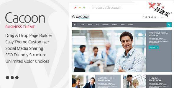 Cacoon v3.0.3 – 響應式業務 WordPress 主題