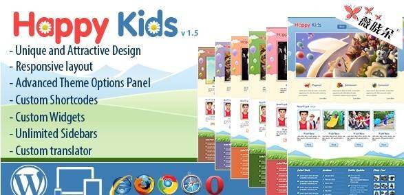 Happy Kids v3.2.4 – 孩子 WordPress 主題