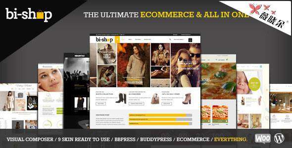 Bi-Shop v1.6.2 – 一体化: 电子商务 &公司 wordpress 主题