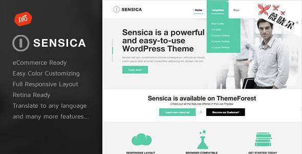 Sensica – 响应式 WordPress 主题