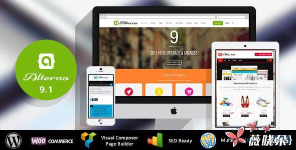 Alterna v9.1 中文版、漢化版 – 多用途的 WordPress 主題