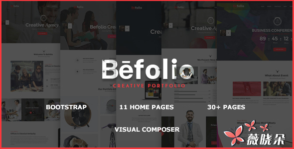 Befolio v1.2.3 中文版、漢化版 – 創意多用途 WordPress 主題