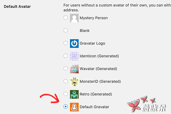 如何更改WordPress默认的Gravatar头像