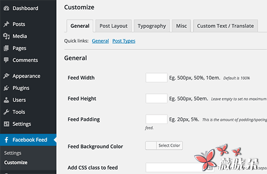 如何在WordPress中创建自定义Facebook Feed
