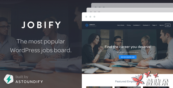 Jobify v3.5.1 中文版、漢化版 – WordPress 工作董事會主題