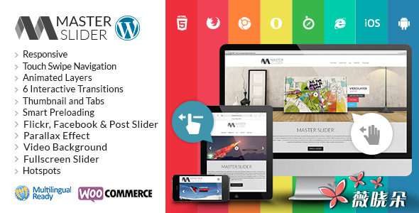 Master Slider v2.9.12 中文版、漢化版 – WordPress 響應觸摸滑塊插件