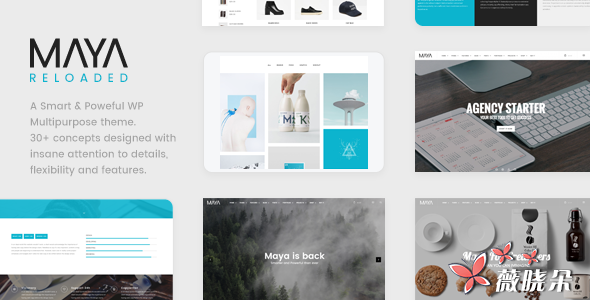 Maya v1.2 中文版、汉化版 – 智能和强大的 WP 主题
