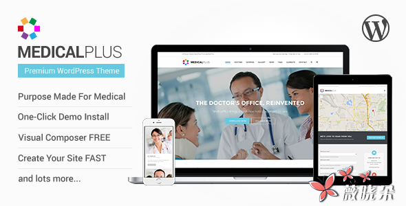 MedicalPlus v1.0.9 中文版、漢化版 – 健康和醫療 WordPress 主題