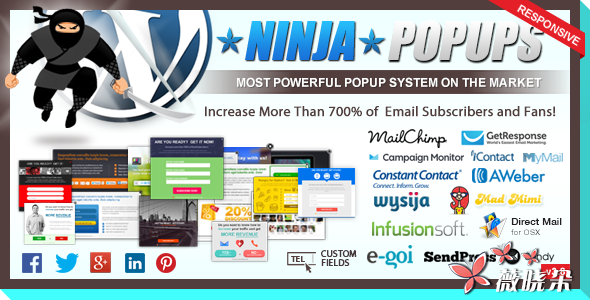 Ninja Popups v3.8 中文版、漢化版 – WordPress 外掛