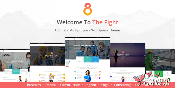 The8 v1.0.7 中文版、汉化版 – 公司，事务 WordPress 主题
