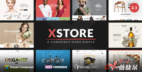 XStore v2.1 中文版、汉化版 – 响应 WooCommerce 主题