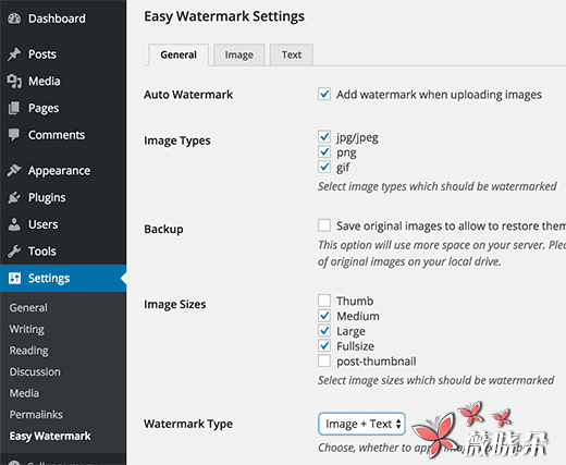 如何自动给WordPress图片添加水印