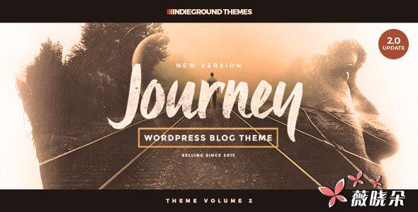 Journey v2.0.1 中文版、漢化版 – 個人 WordPress 博客主題