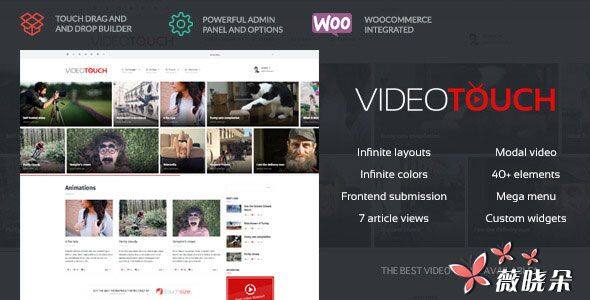VideoTouch v1.8.3 中文版、汉化版 – 视频 WordPress 主题